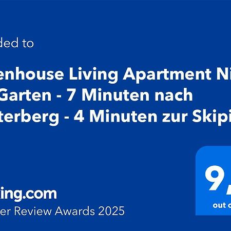 Greenhouse Living Apartment Nivis Mit Garten - 4 Minuten Nach Winterberg - Wandern, Mountainbike Fahren - Natur Geniessen Medebach Exteriér fotografie