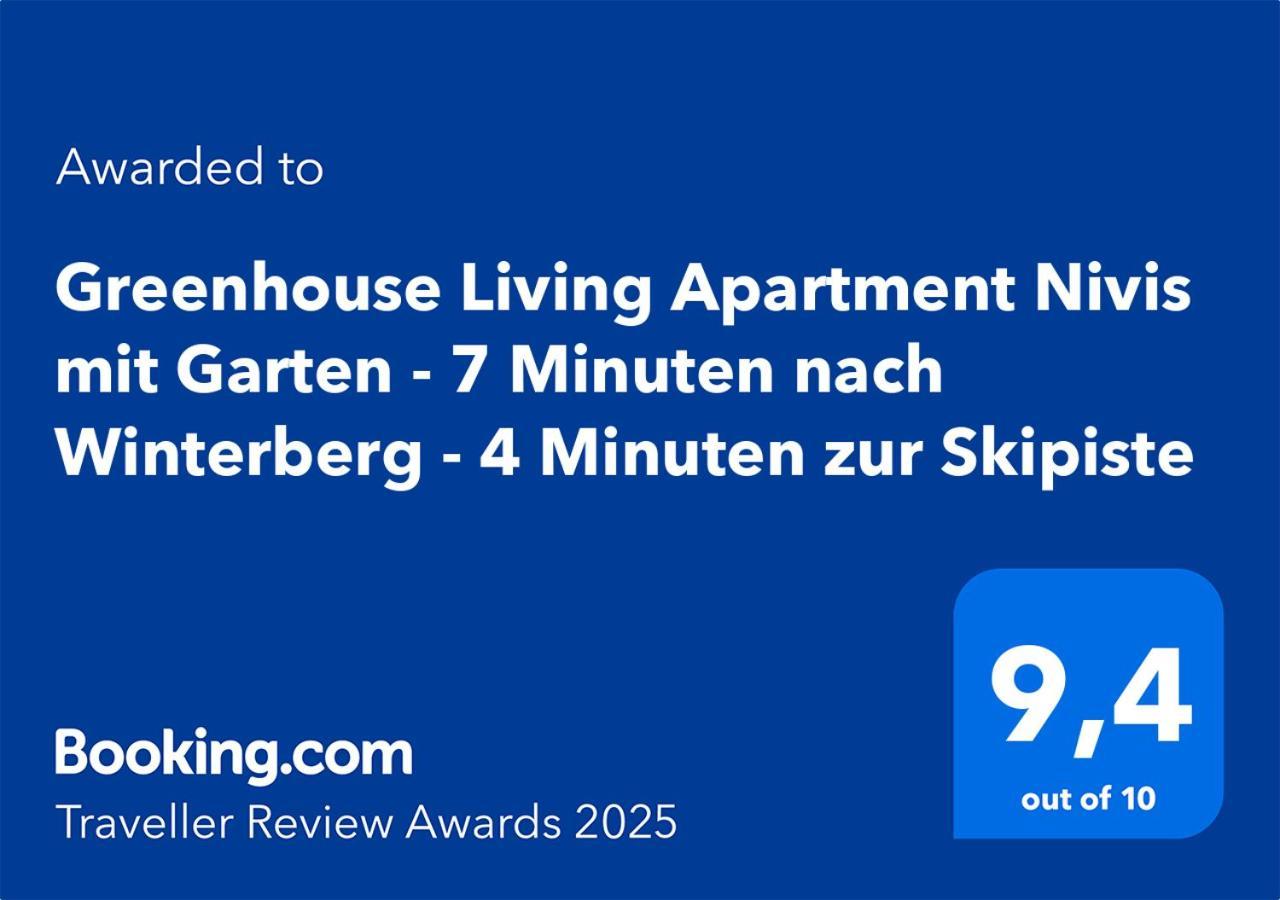 Greenhouse Living Apartment Nivis Mit Garten - 4 Minuten Nach Winterberg - Wandern, Mountainbike Fahren - Natur Geniessen Medebach Exteriér fotografie